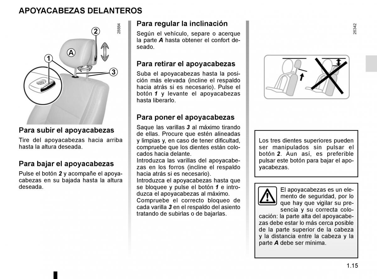 Renault Fluence manual del propietario / page 21