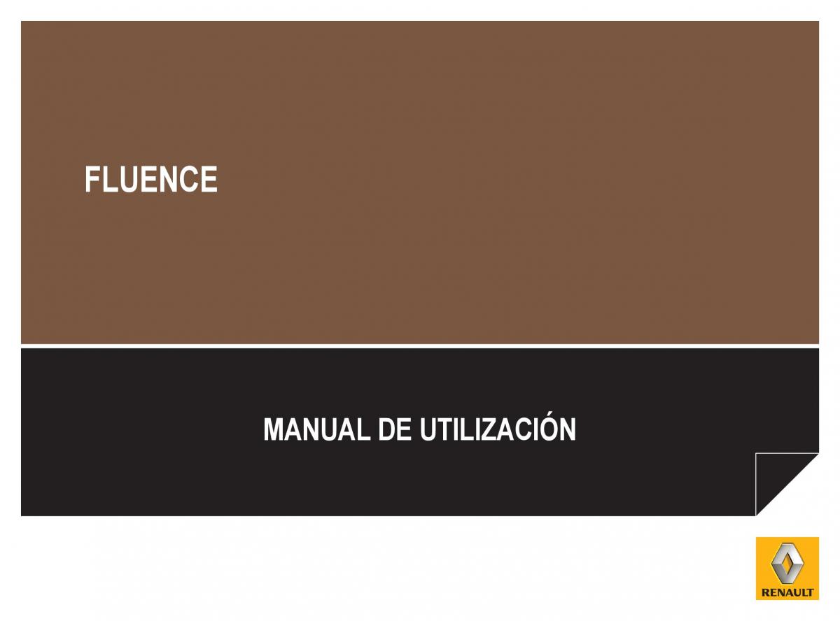 Renault Fluence manual del propietario / page 1