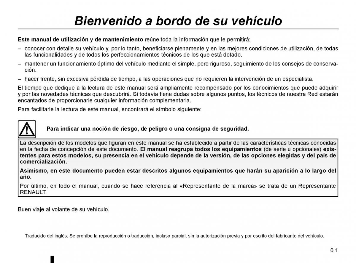 Renault Fluence manual del propietario / page 3