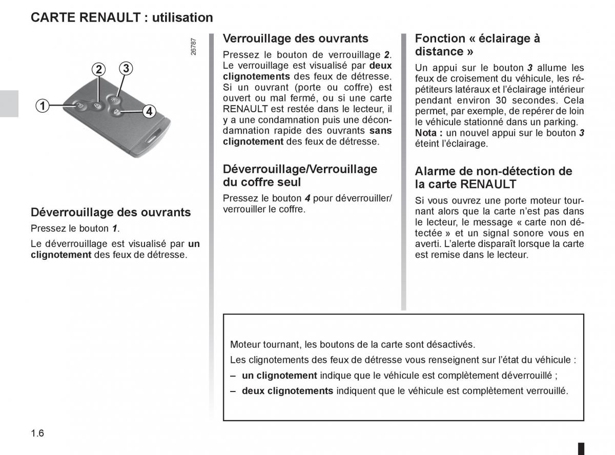 Renault Fluence manuel du proprietaire / page 8