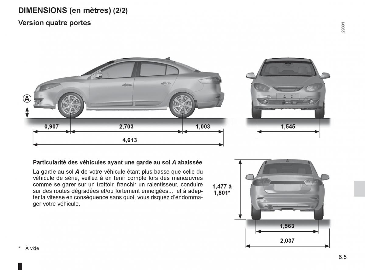 Renault Fluence manuel du proprietaire / page 219