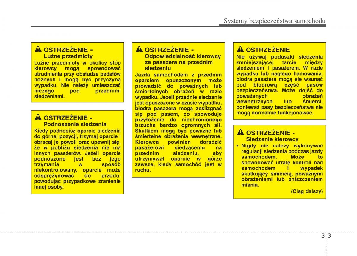 KIA Optima III 3 instrukcja obslugi / page 16