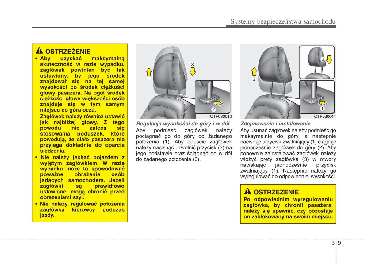 KIA Optima III 3 instrukcja obslugi / page 22