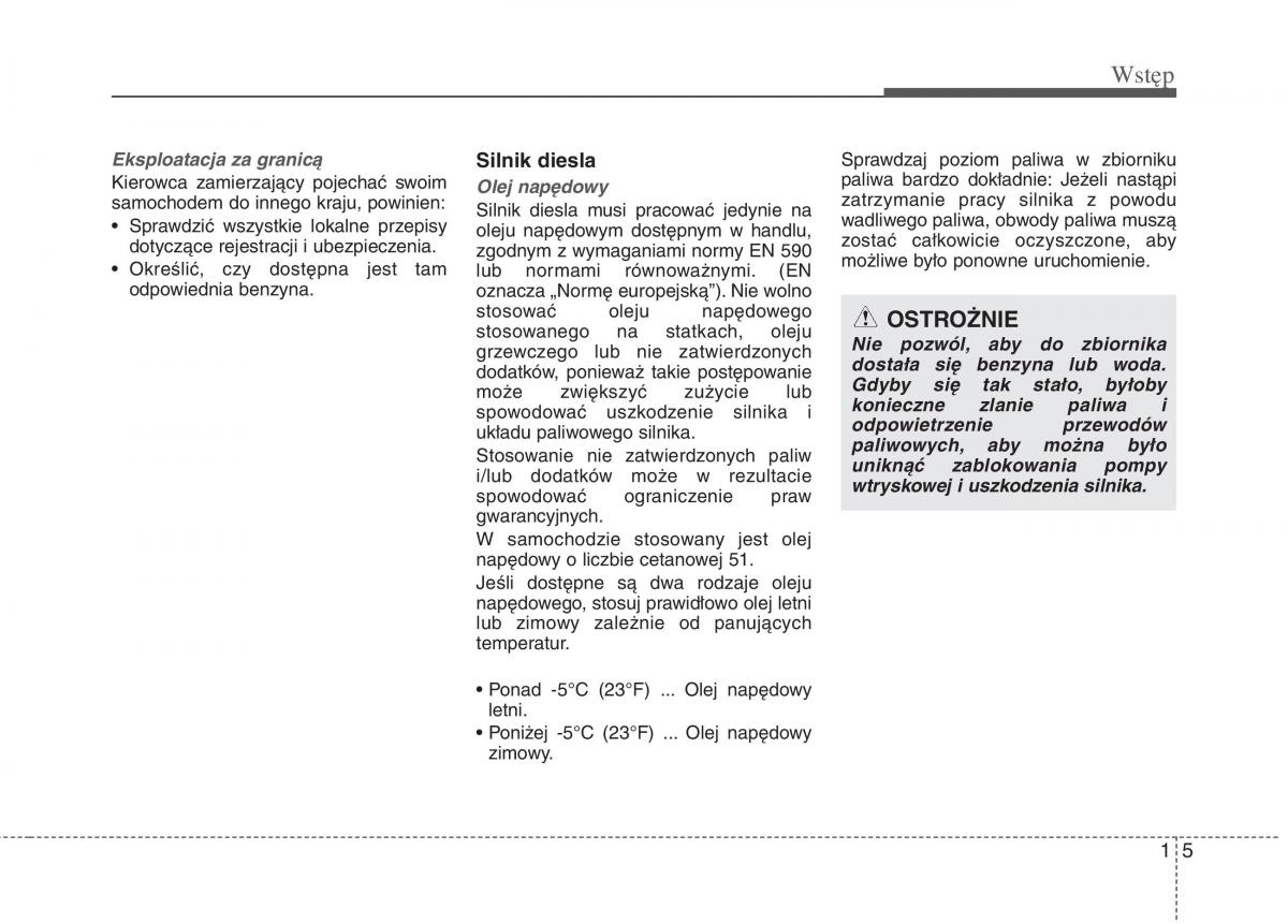 KIA Optima III 3 instrukcja obslugi / page 5