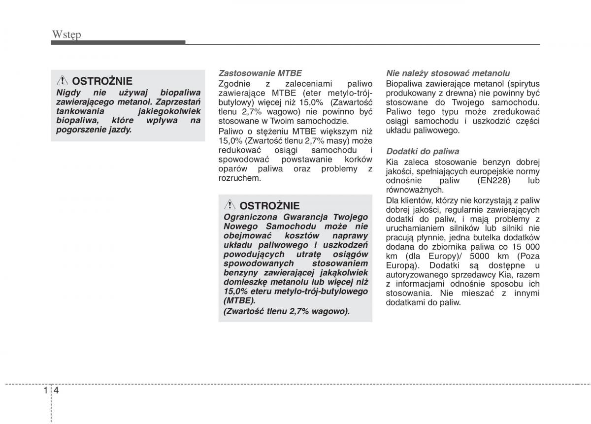 KIA Optima III 3 instrukcja obslugi / page 4