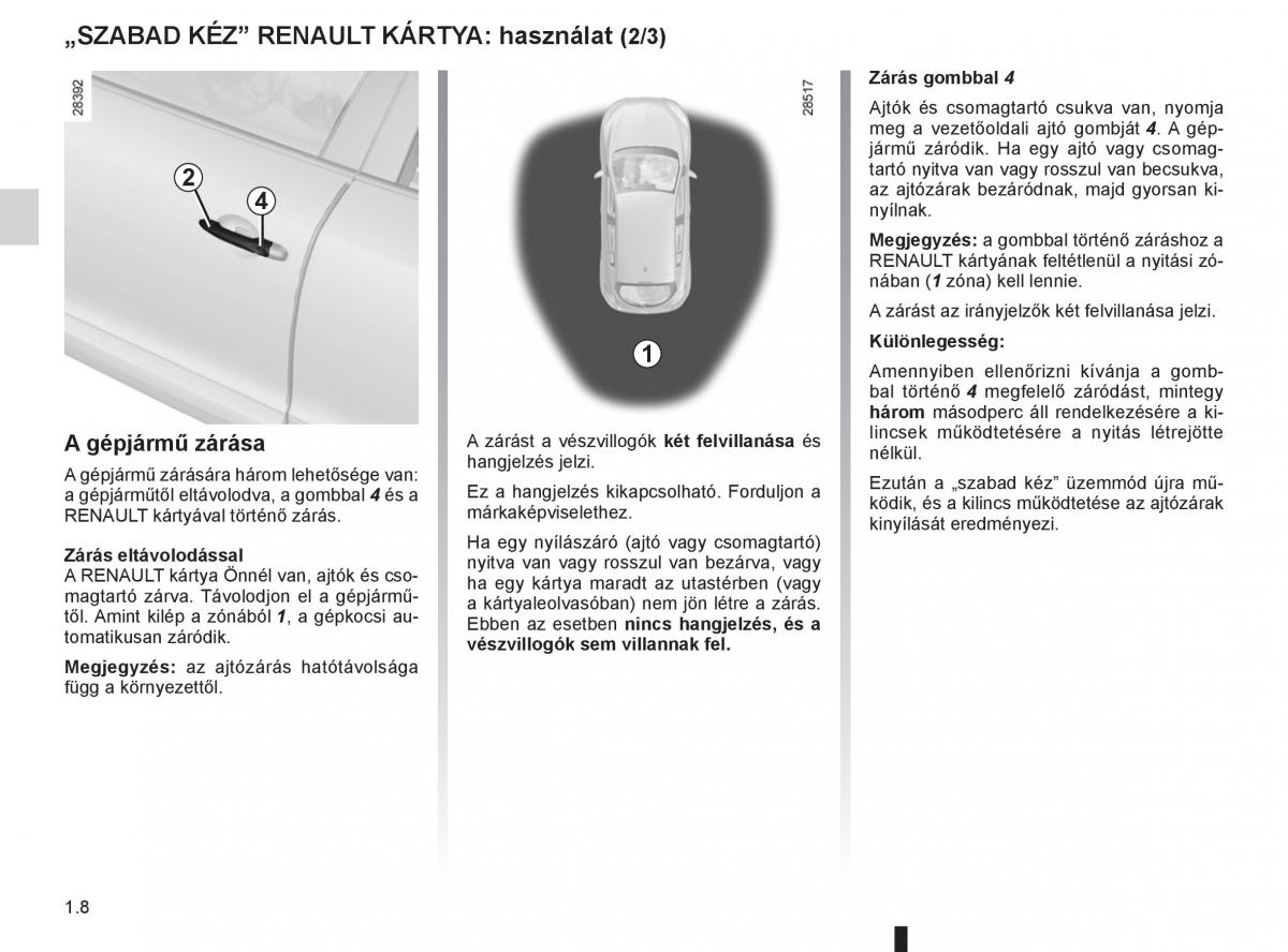 Renault Fluence Kezelesi utmutato / page 12