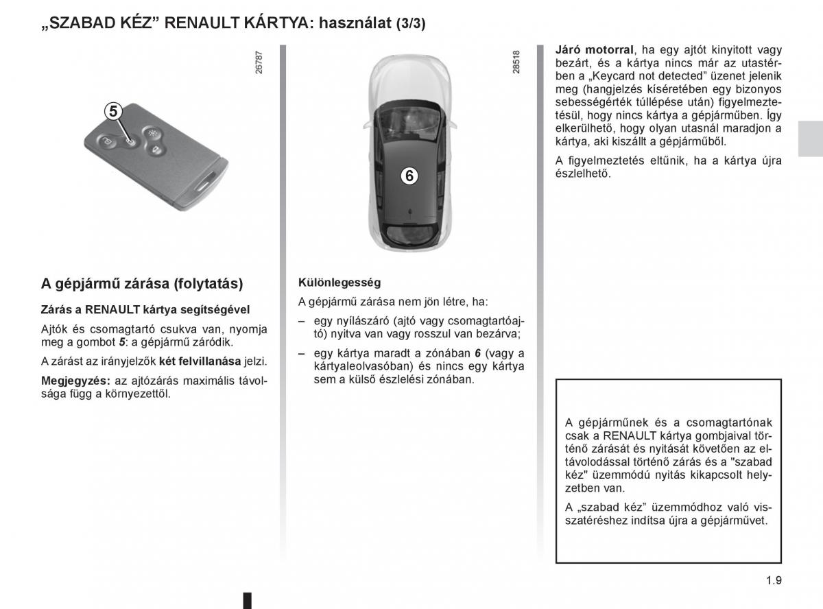 Renault Fluence Kezelesi utmutato / page 13