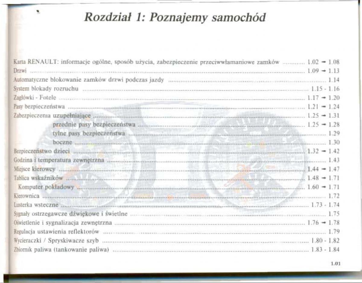 Renault Megane II 2 instrukcja obslugi / page 8