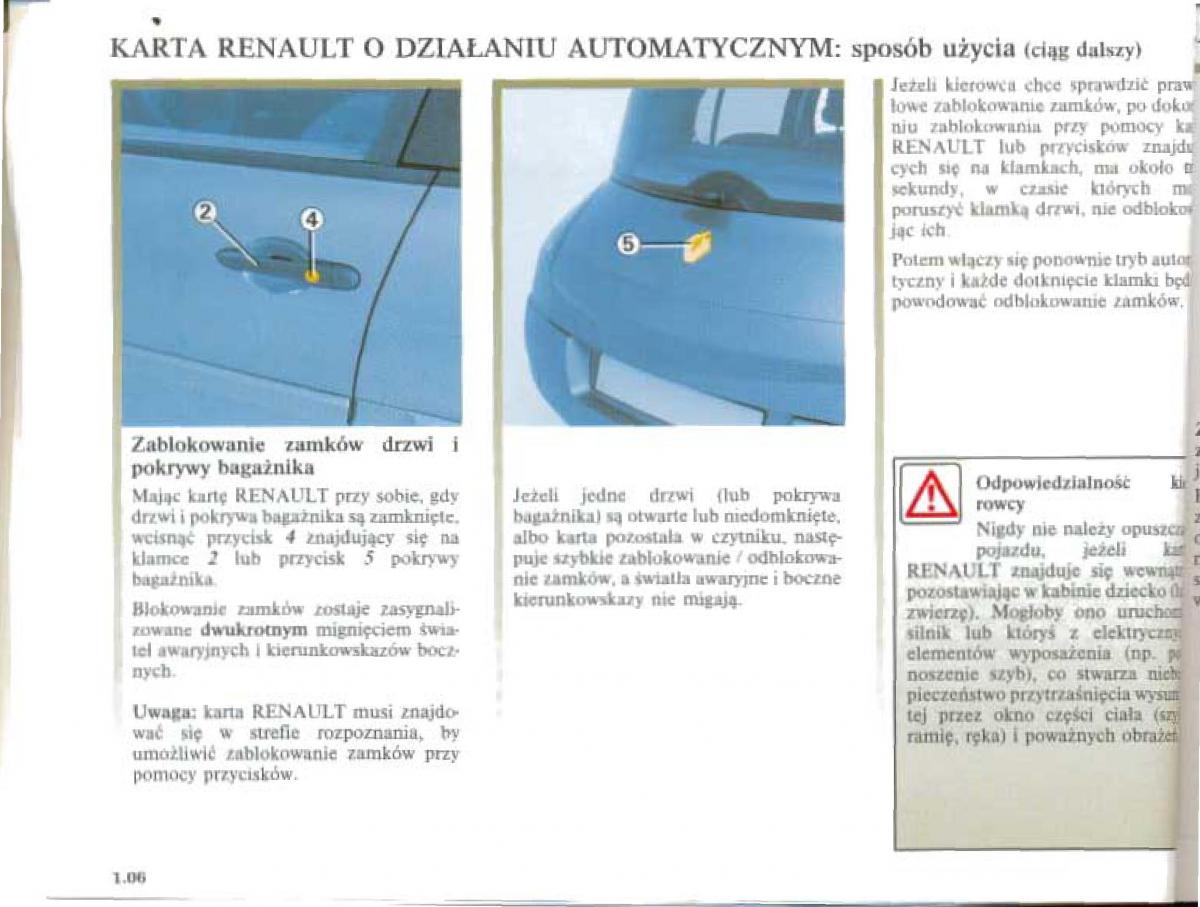 Renault Megane II 2 instrukcja obslugi / page 13