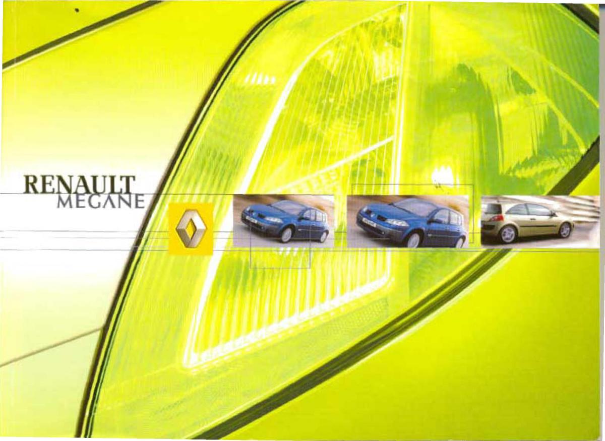 Renault Megane II 2 instrukcja obslugi / page 1