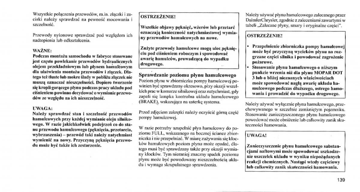 instrukcja obsługi Chrysler 300C Chrysler 300C I 1 instrukcja / page 138