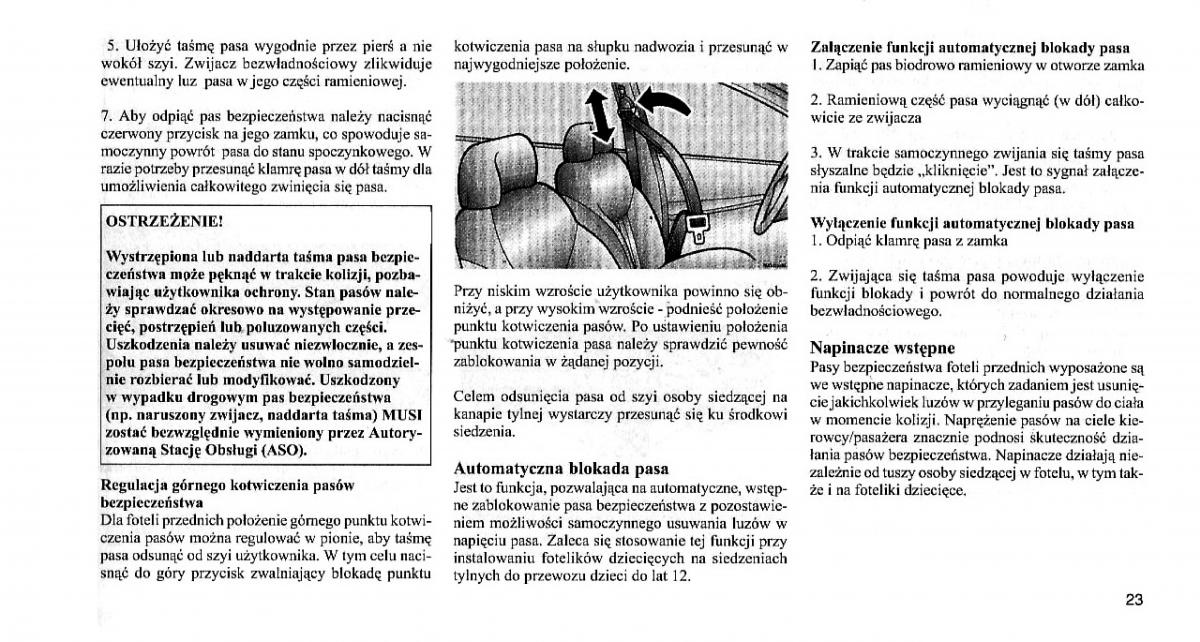 instrukcja obsługi Chrysler 300C Chrysler 300C I 1 instrukcja / page 22