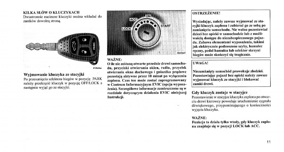 Chrysler 300C I 1 instrukcja obslugi / page 10