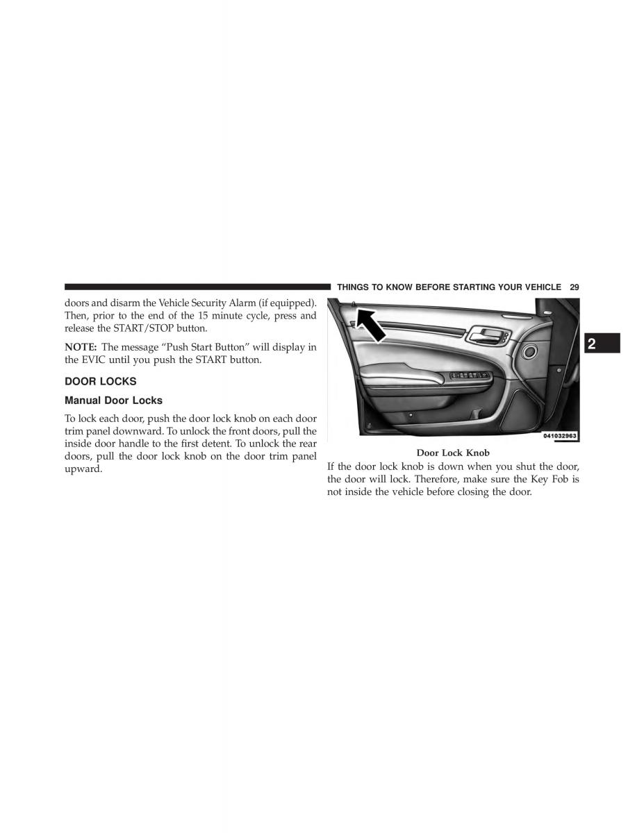 Chrysler 300C II 2 owners manual / page 31