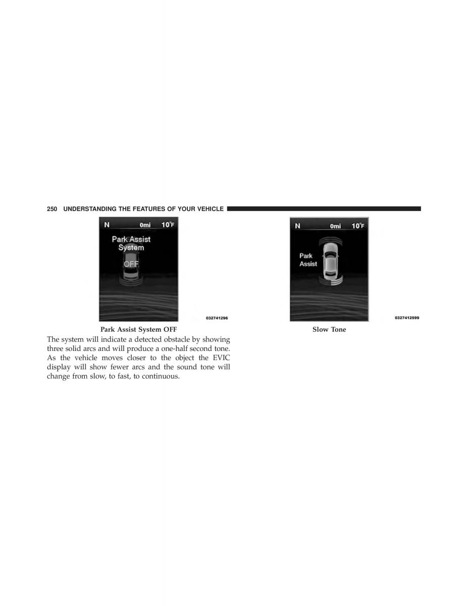 Chrysler 300C II 2 SRT owners manual / page 252