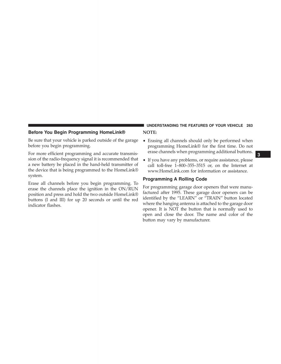 Chrysler 300C II 2 SRT owners manual / page 265