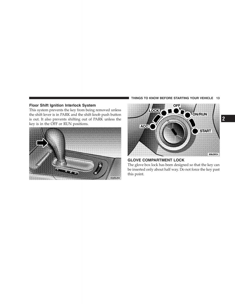 Chrysler 300M owners manual / page 13