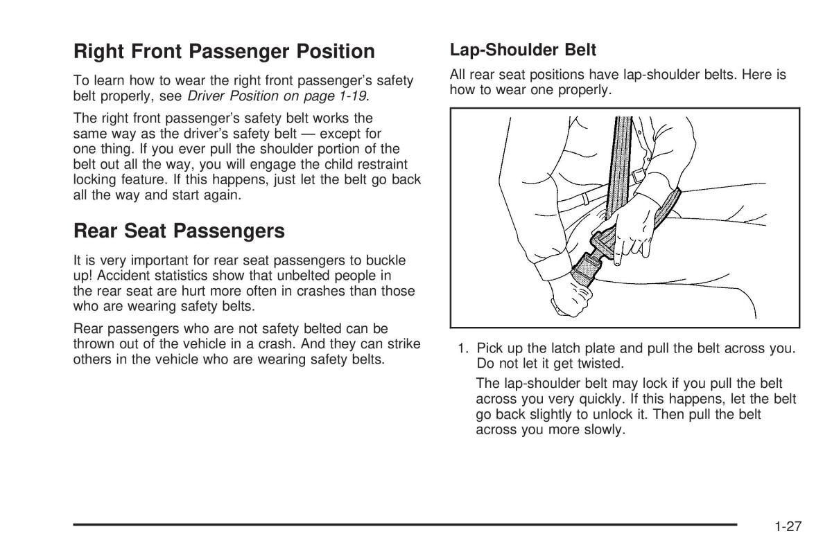 Hummer H2 owners manual / page 33