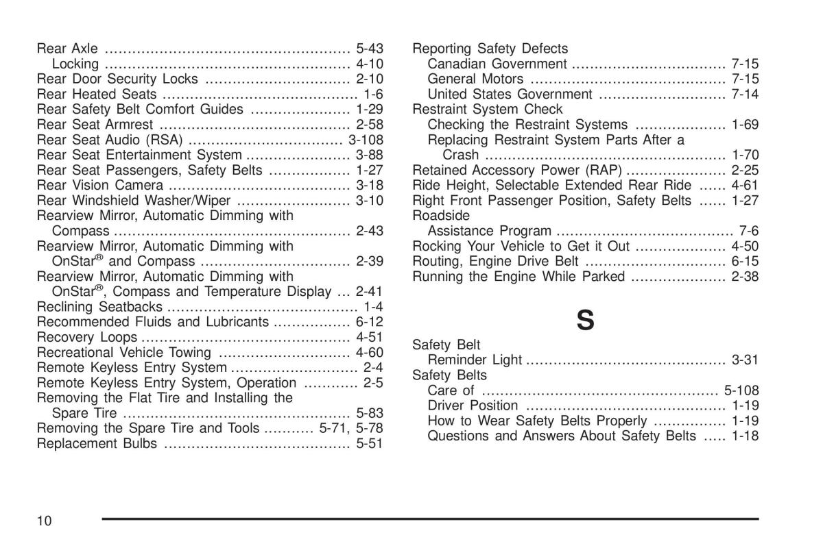 Hummer H2 owners manual / page 498