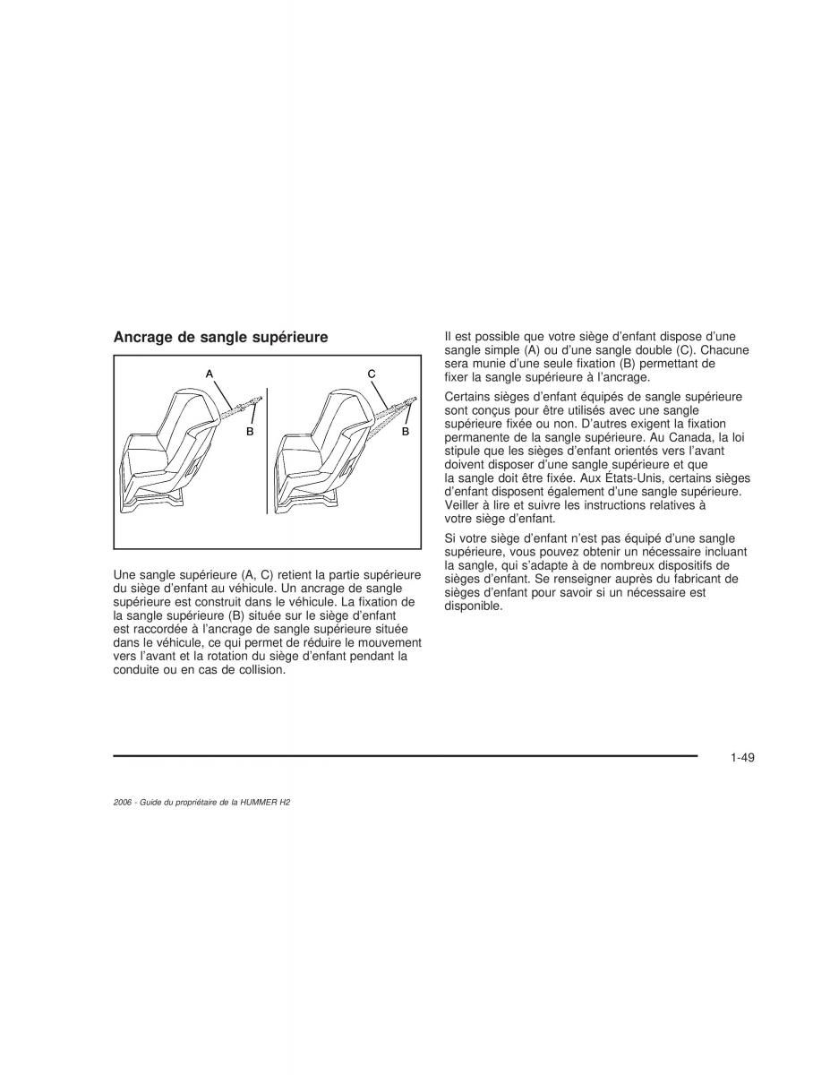 Hummer H2 manuel du proprietaire / page 56