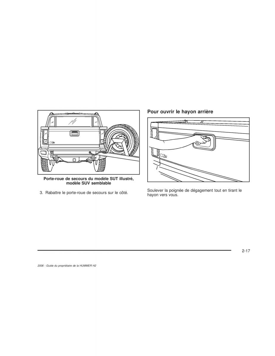Hummer H2 manuel du proprietaire / page 102