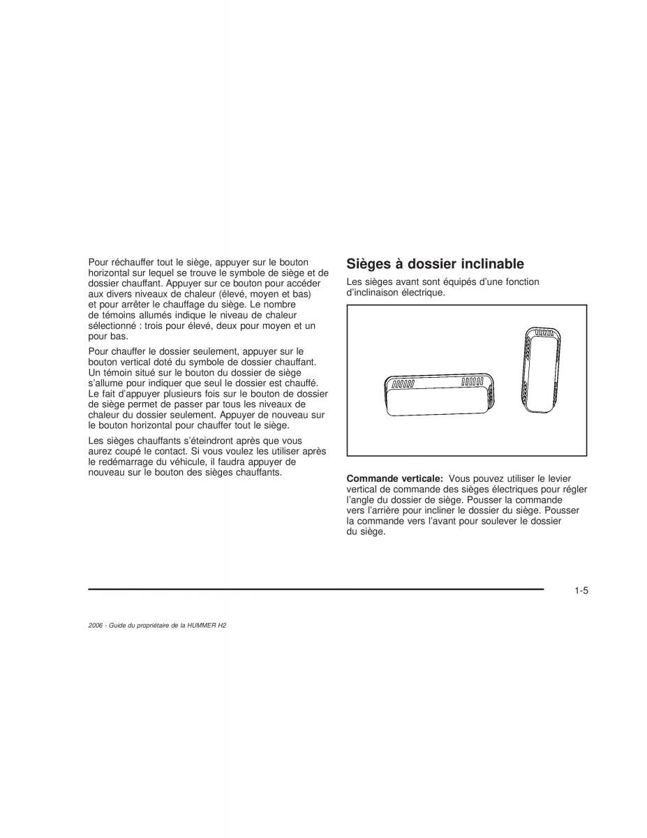 manual  Hummer H2 manuel du proprietaire / page 12