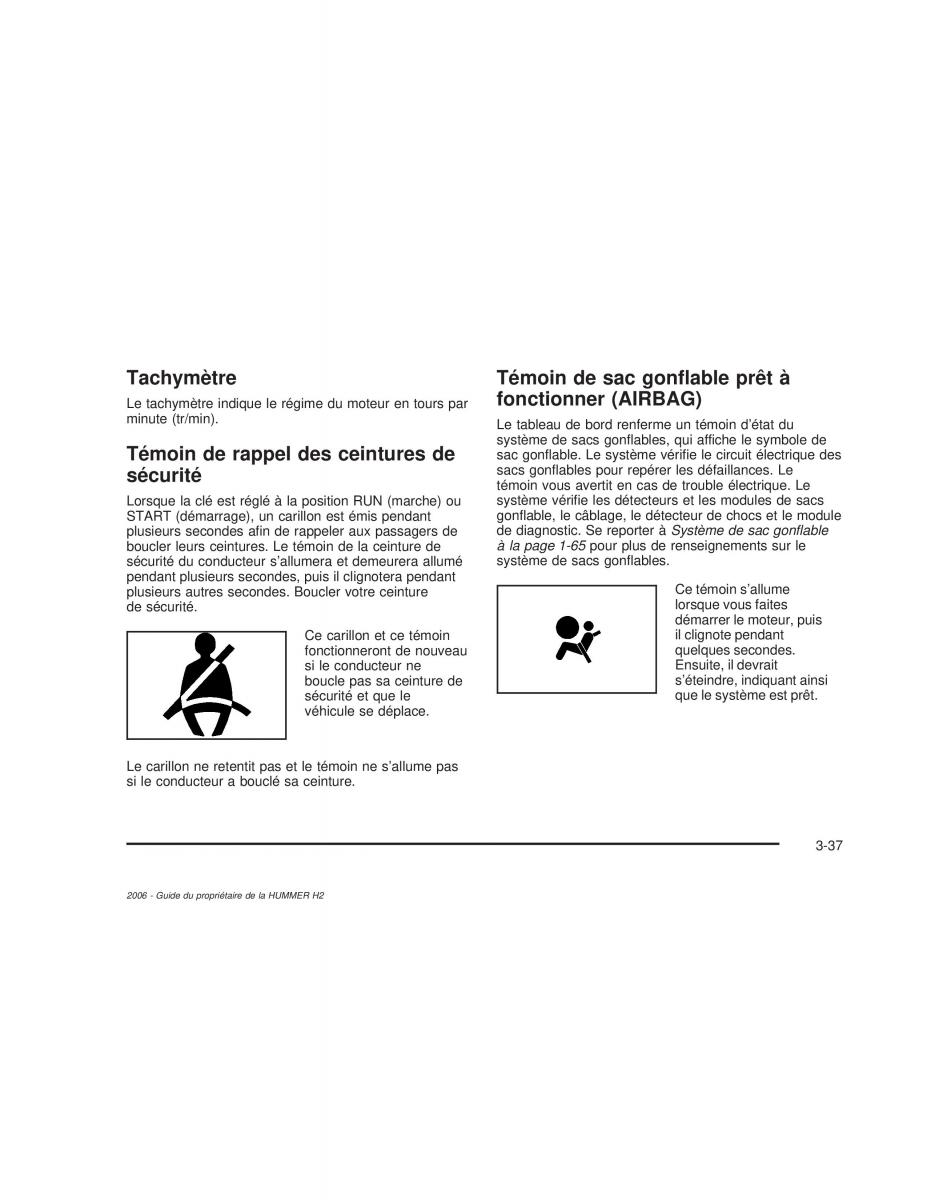 Hummer H2 manuel du proprietaire / page 198