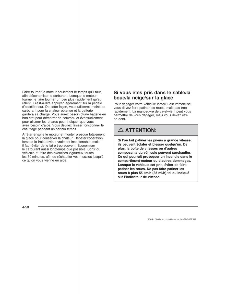 Hummer H2 manuel du proprietaire / page 359