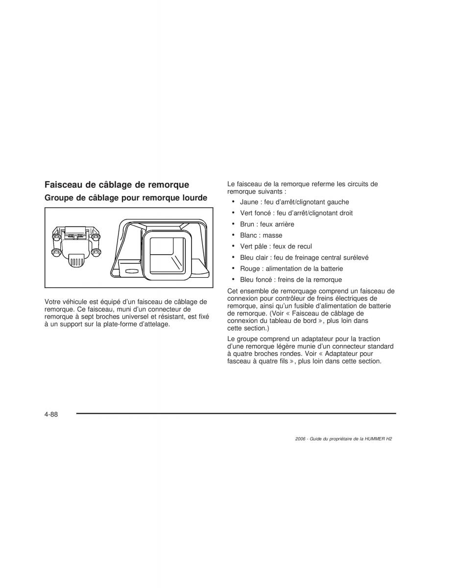 Hummer H2 manuel du proprietaire / page 389