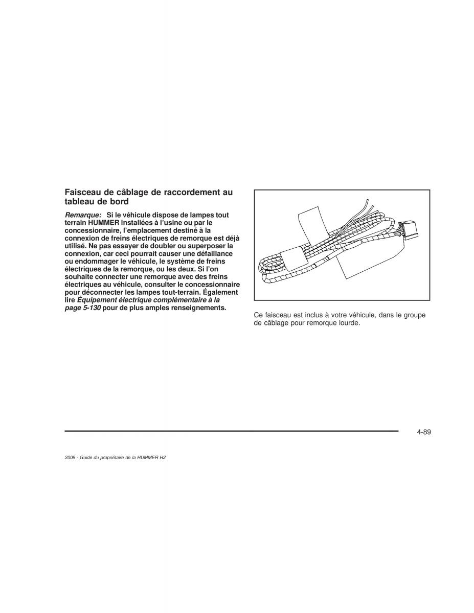 Hummer H2 manuel du proprietaire / page 390