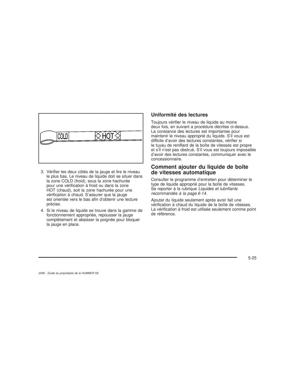 Hummer H2 manuel du proprietaire / page 418