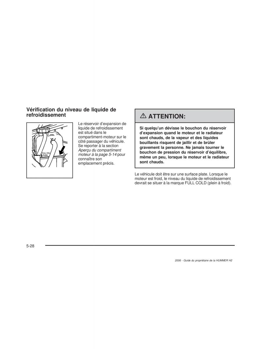 Hummer H2 manuel du proprietaire / page 421