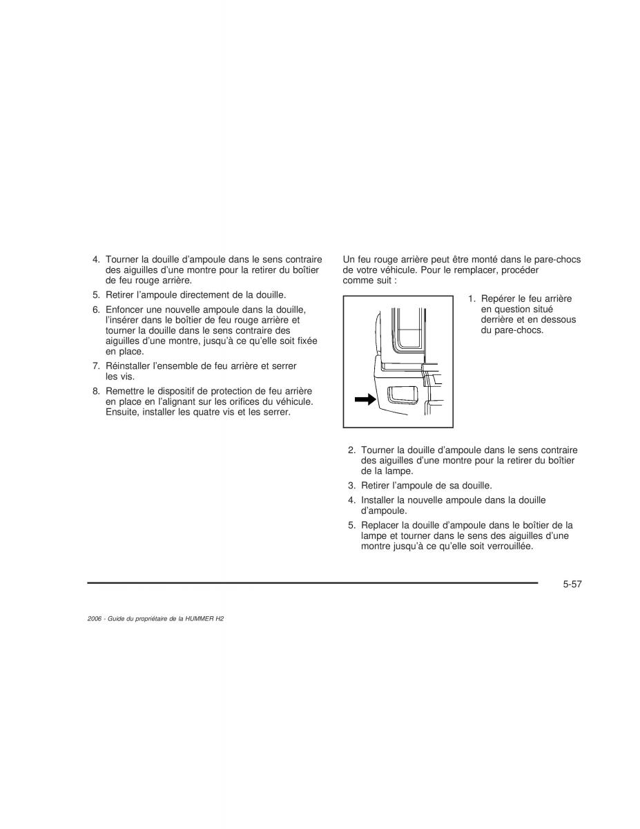 Hummer H2 manuel du proprietaire / page 450