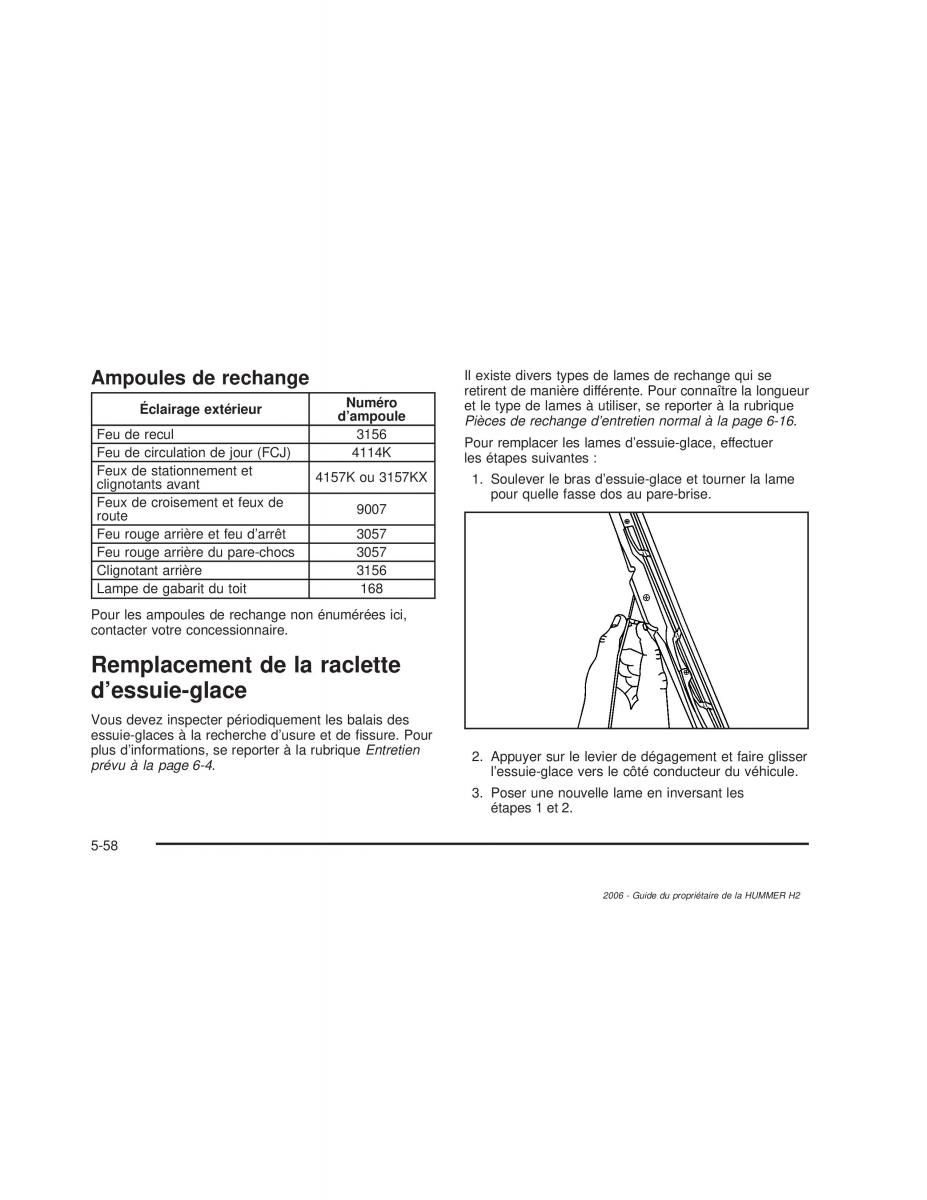 Hummer H2 manuel du proprietaire / page 451