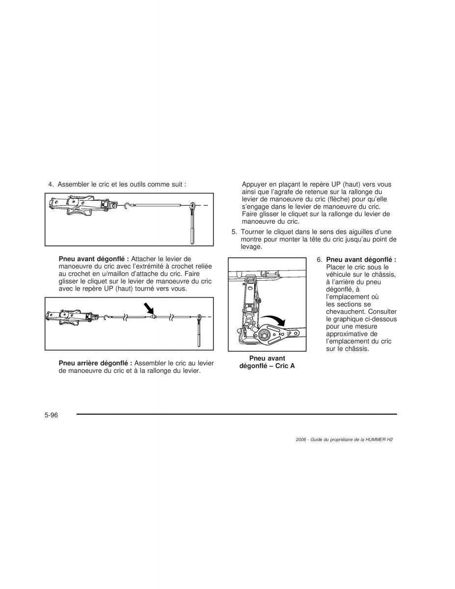 Hummer H2 manuel du proprietaire / page 489