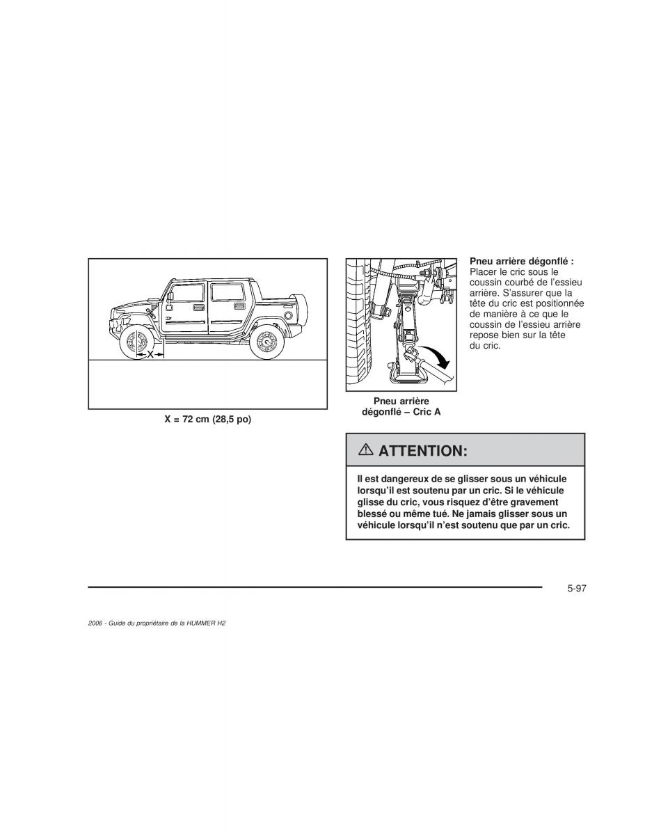 Hummer H2 manuel du proprietaire / page 490