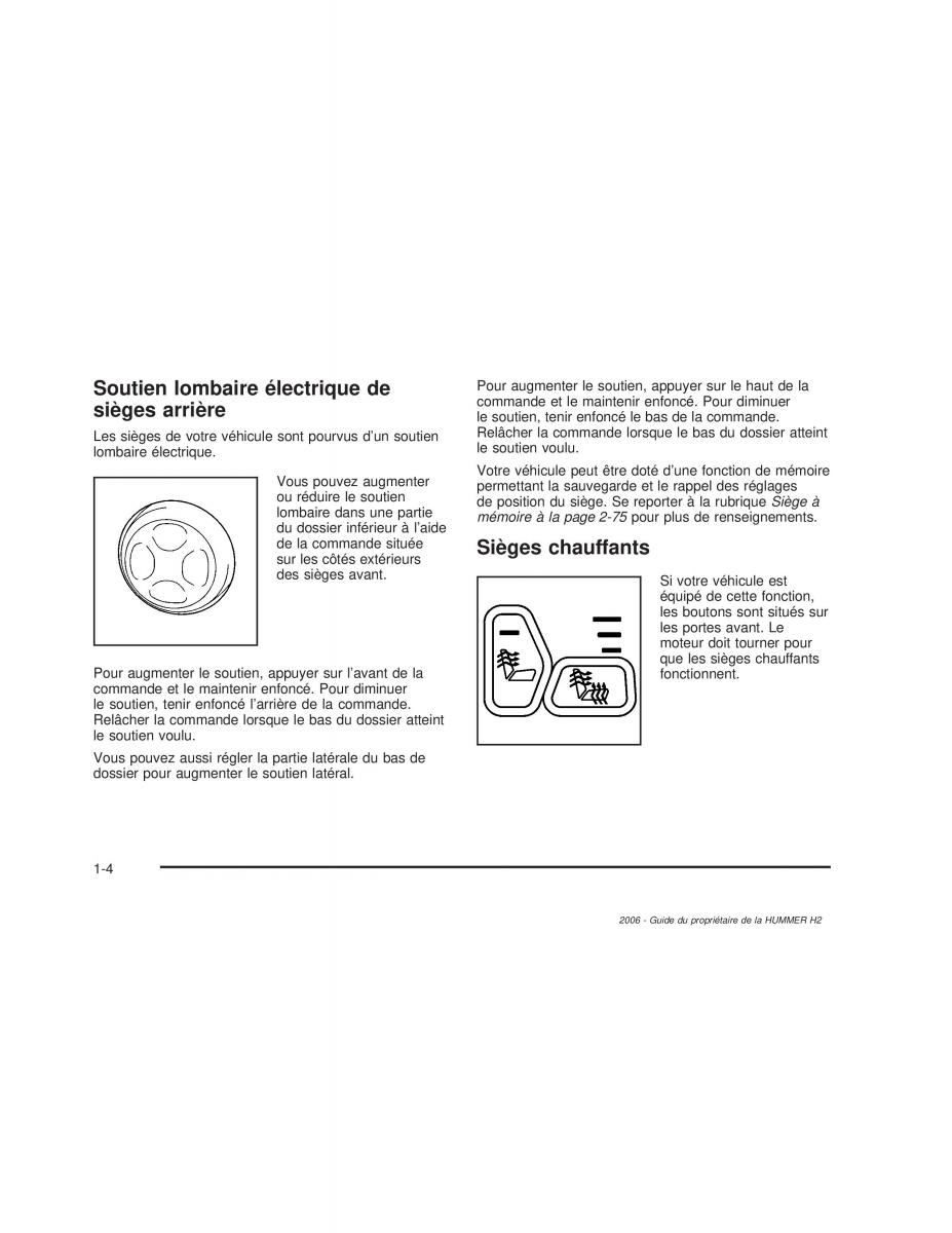 manual  Hummer H2 manuel du proprietaire / page 11