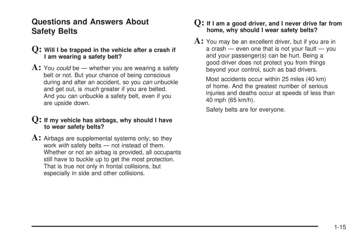 Hummer H3 owners manual / page 19