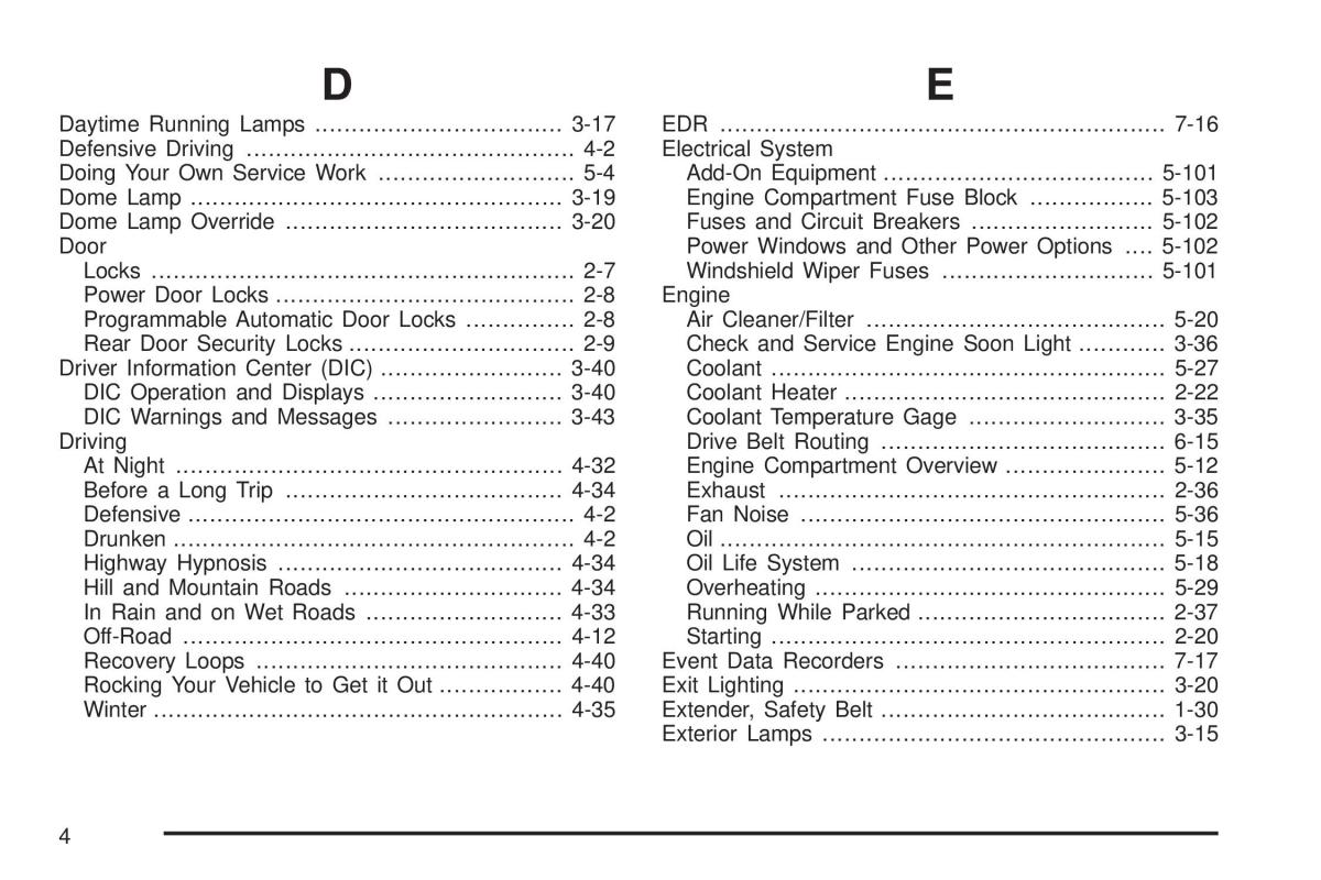 manual  Hummer H3 owners manual / page 406