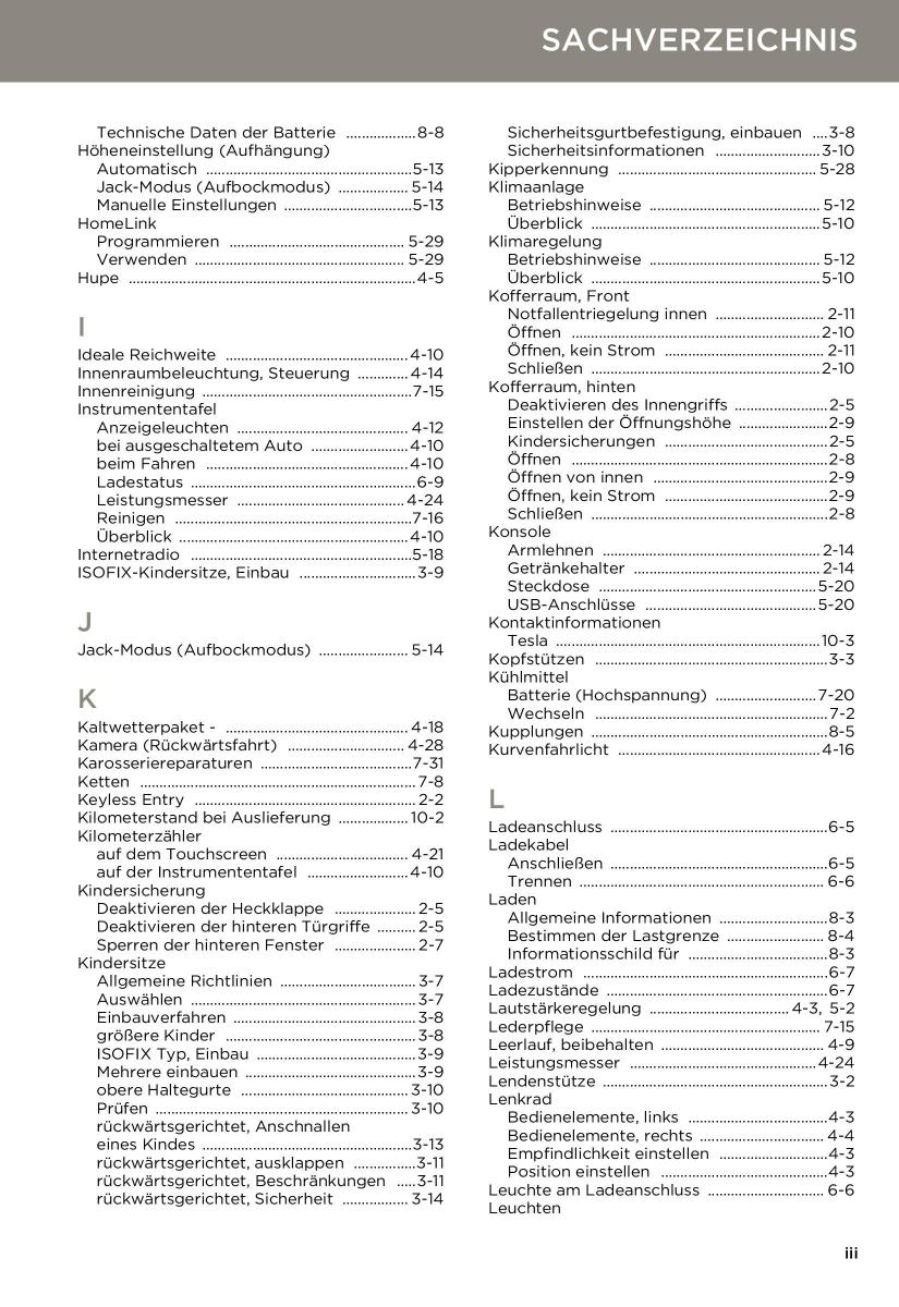 Tesla S Handbuch / page 167