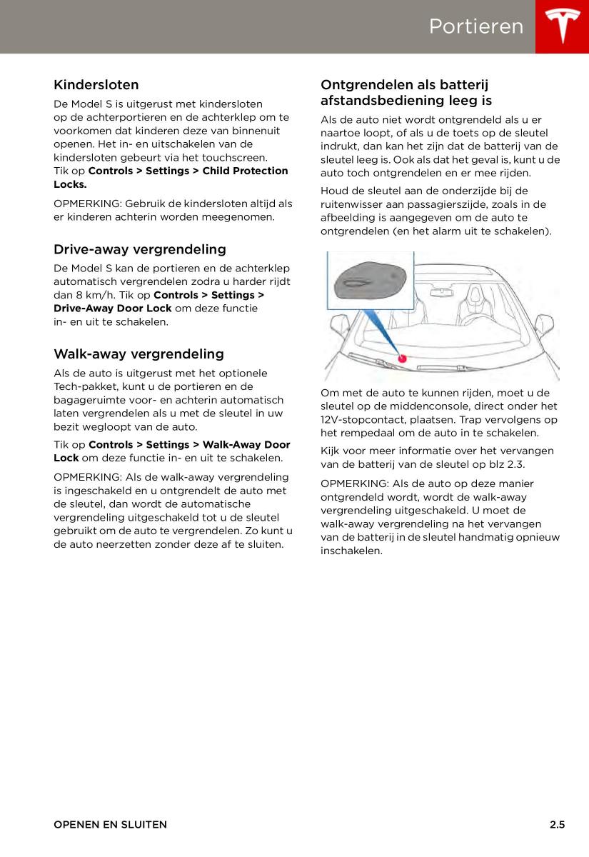 manual  Tesla S handleiding / page 13
