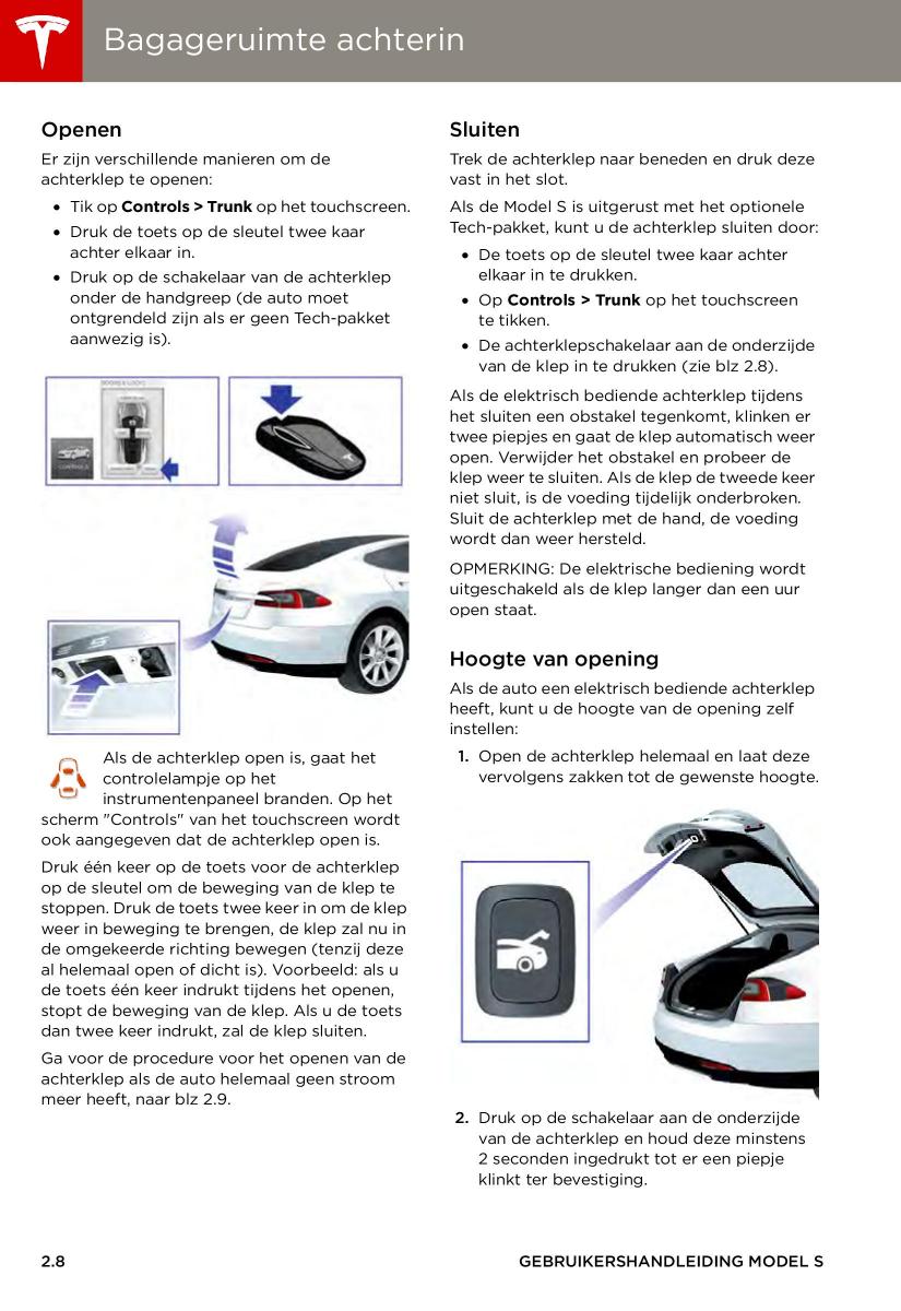 manual  Tesla S handleiding / page 16