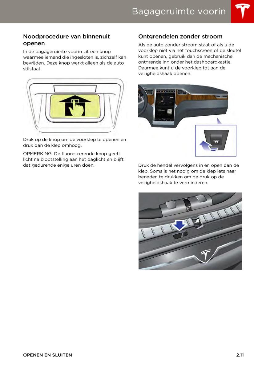Tesla S handleiding / page 19