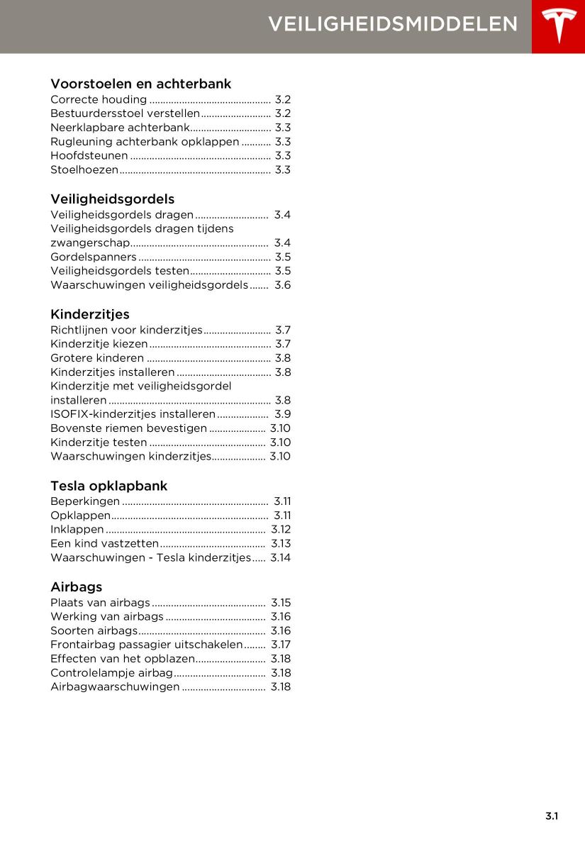 Tesla S handleiding / page 23