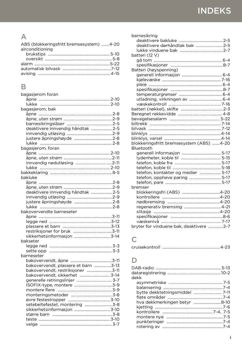 Tesla S bruksanvisningen / page 143