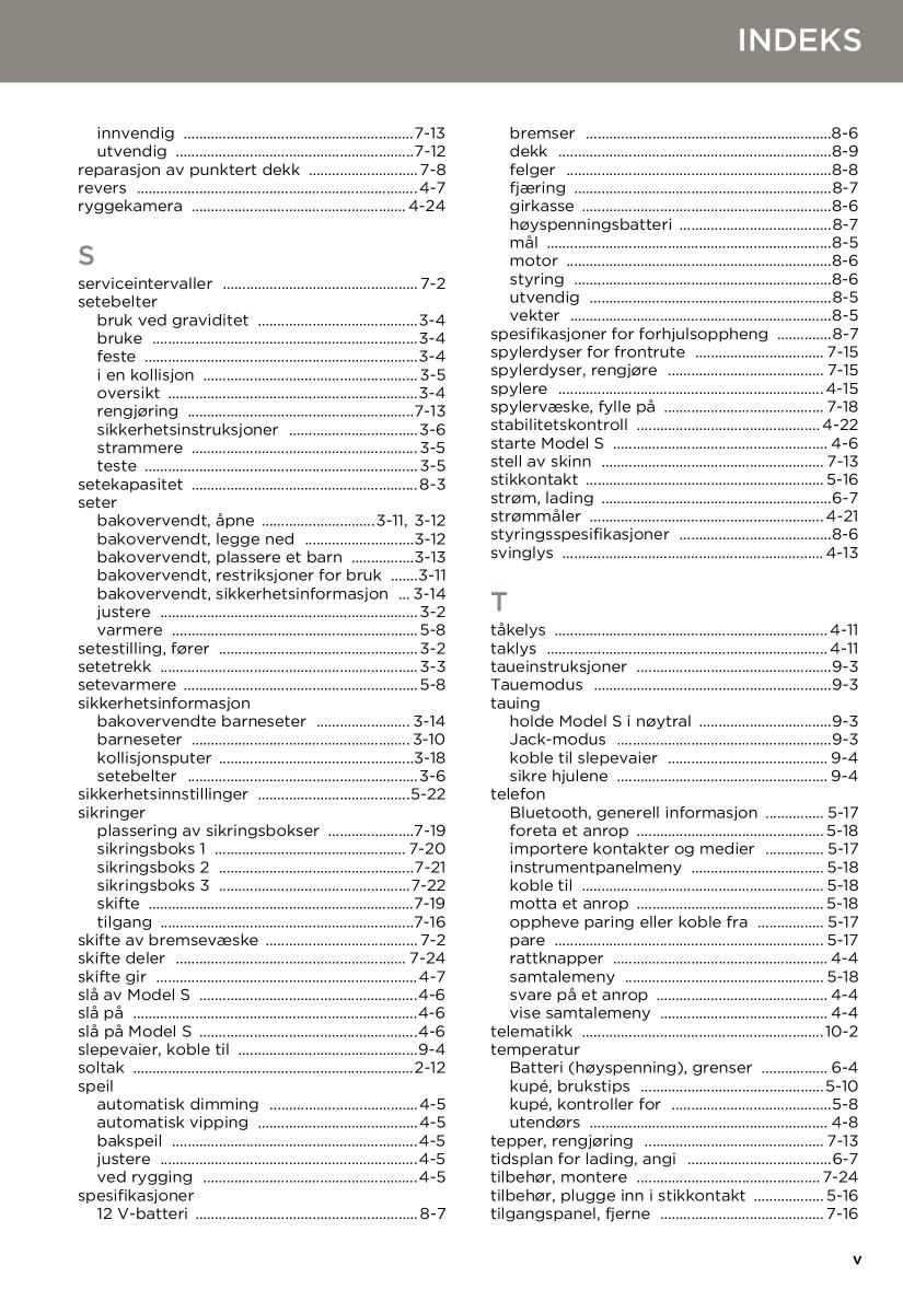 manual  Tesla S bruksanvisningen / page 147