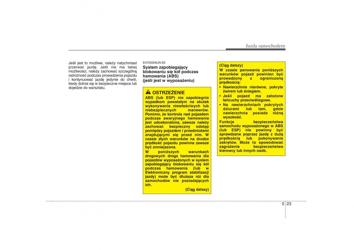 KIA Carens II 2 instrukcja obslugi / page 231