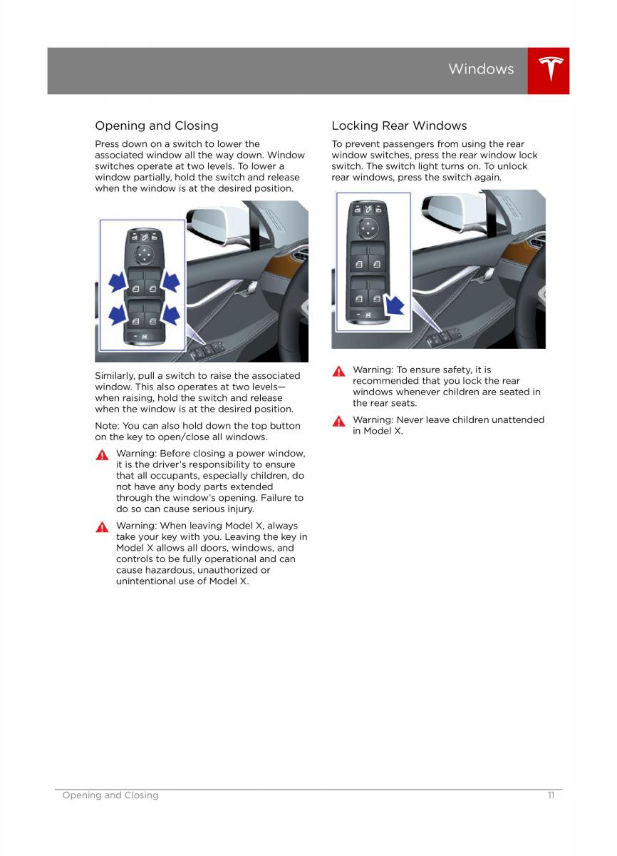 manual  Tesla X owners manual / page 11