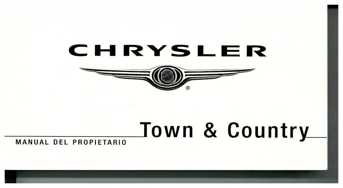 Chrysler Voyager V 5 Town and Country Lancia Voyager manual del propietario / page 1