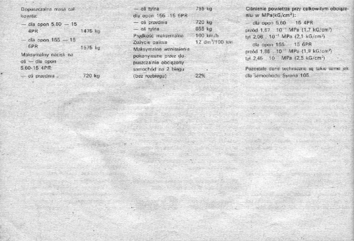 Syrena 105 FSO FSM instrukcja obslugi / page 59